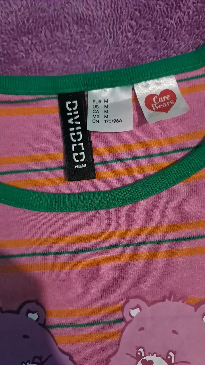 Polera rayada con ositos estampados - 2