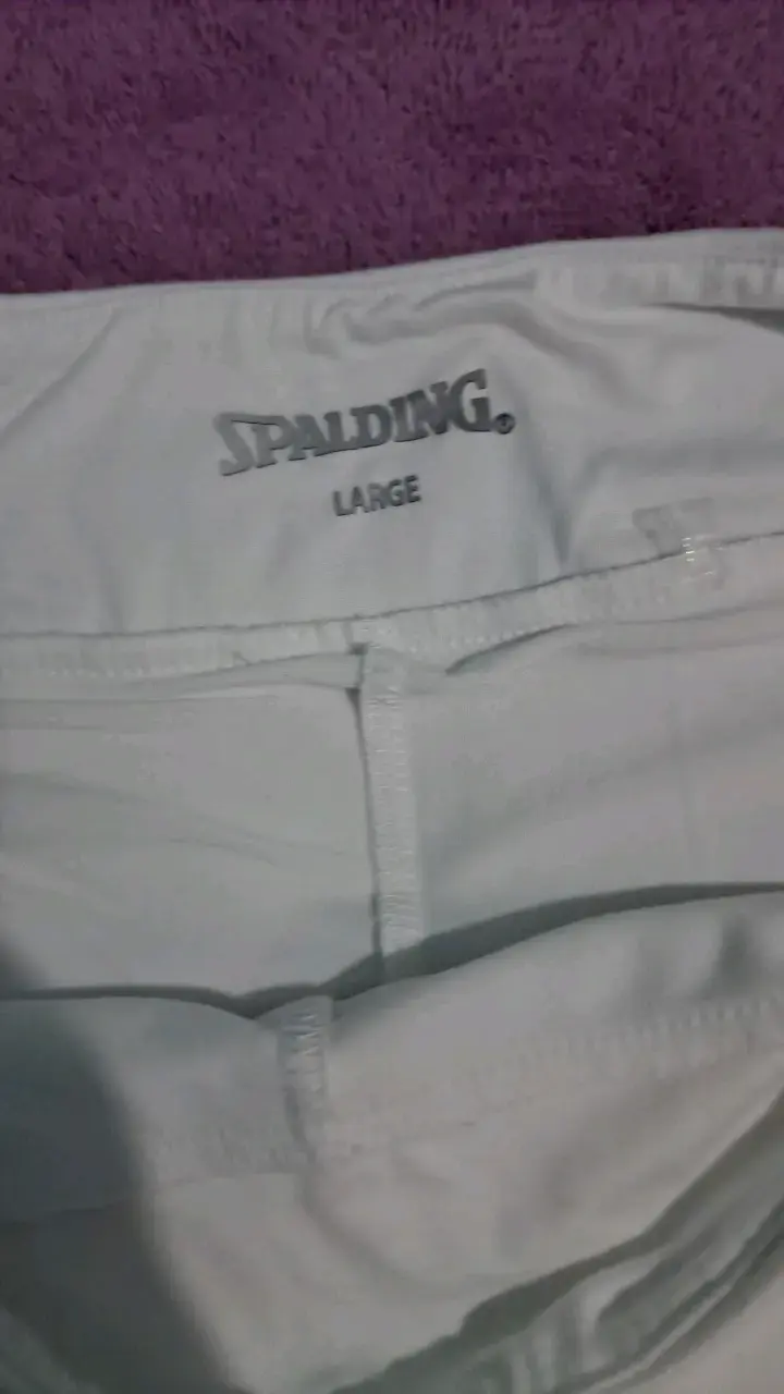 Falda short deportiva blanca con logo - 3