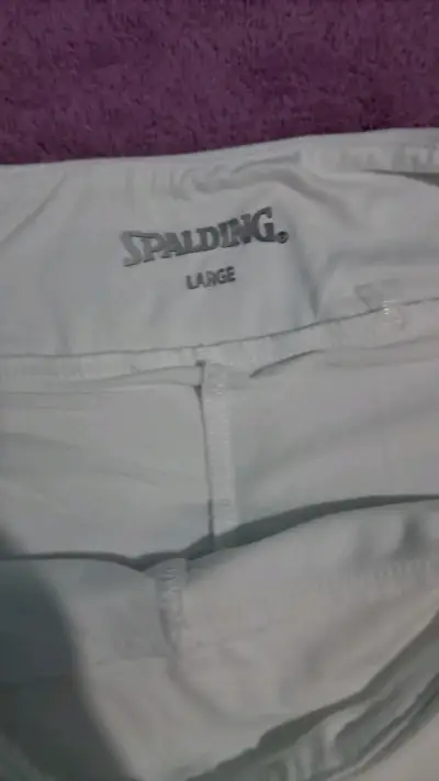 Falda short deportiva blanca con logo - miniatura 3