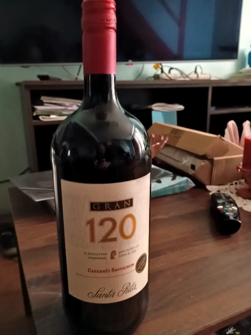 Vino tinto Santa Rita Gran 120 Cabernet Sauvignon