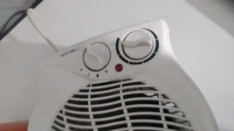 Calefactor eléctrico portátil blanco - 2