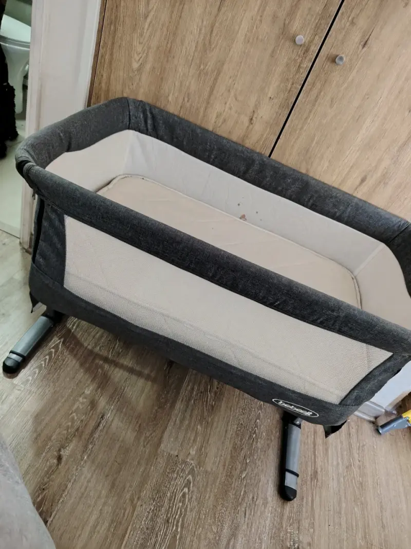 Cuna colecho Bebesit con colchón beige - 2