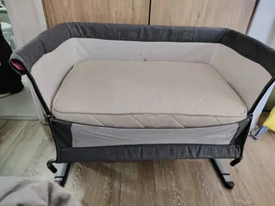 Cuna colecho Bebesit con colchón beige - miniatura 3