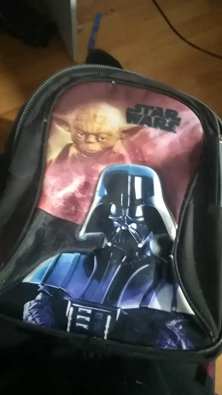 Mochila Star Wars con diseño de Yoda y Darth Vader - 1