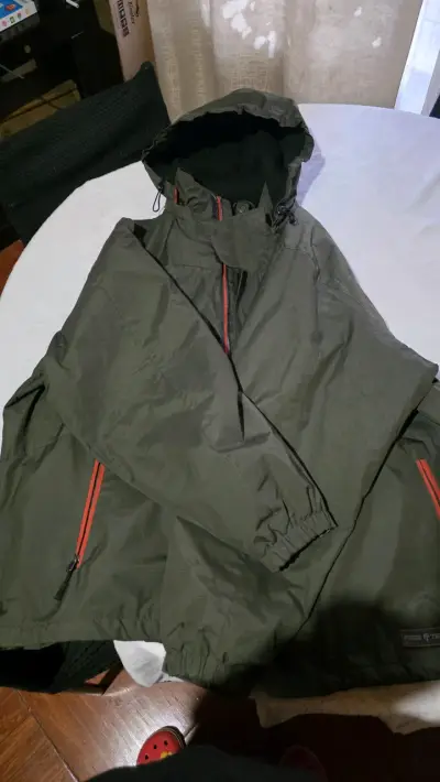 Chaqueta impermeable Free Tech verde 3XL - miniatura 2