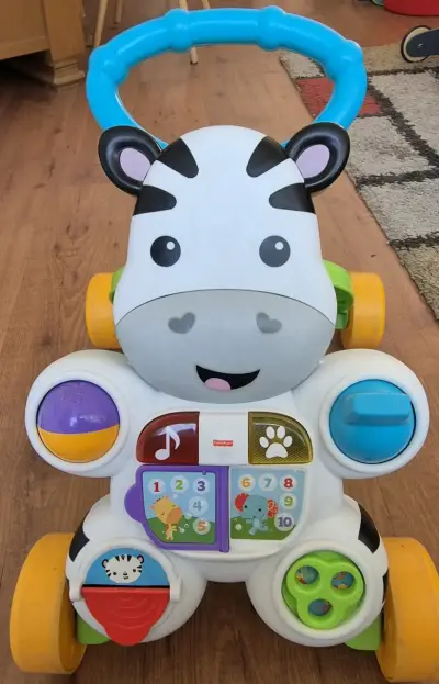 Andador infantil Fisher-Price cebra interactiva - miniatura 1