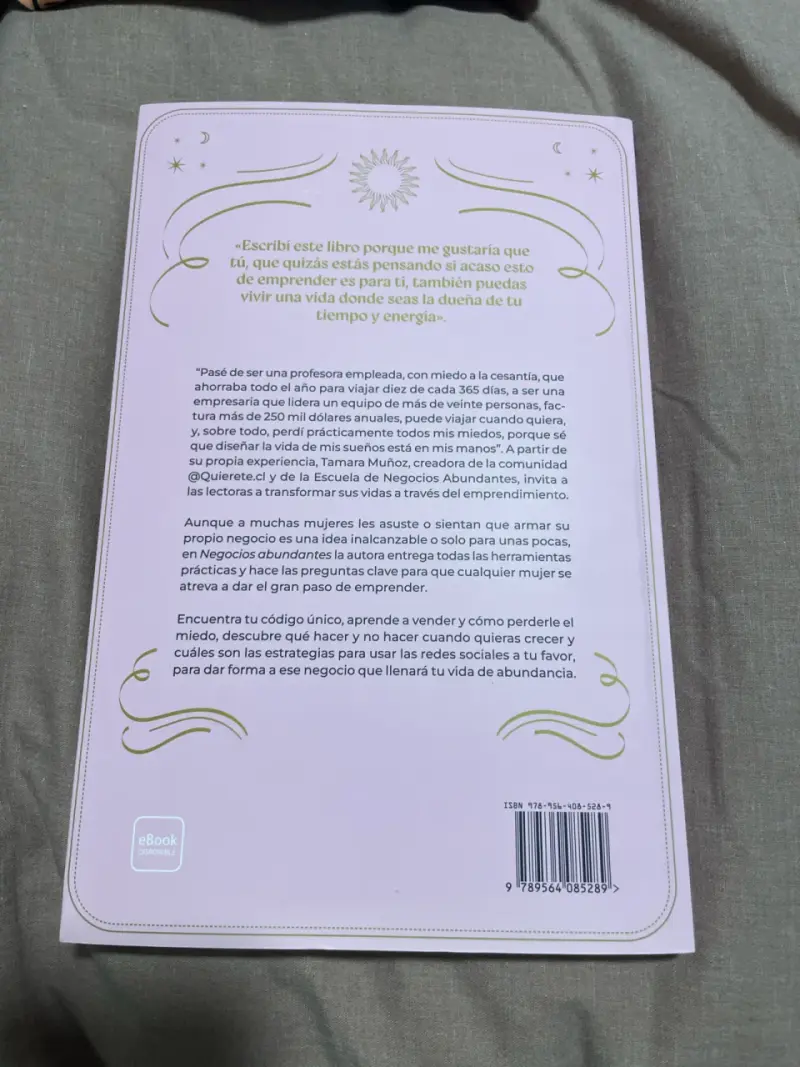 Libro 'Negocios Abundantes' de Tamara Muñoz - 2