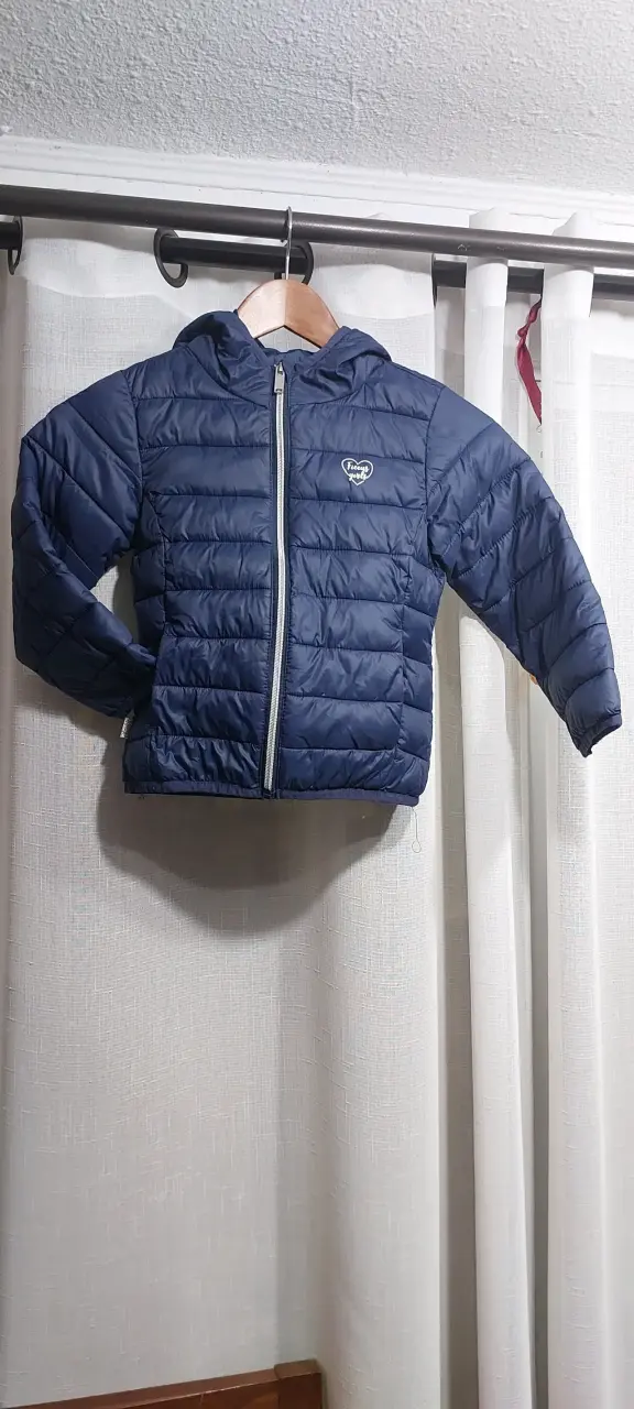 Chaqueta Ficus acolchada azul para niño