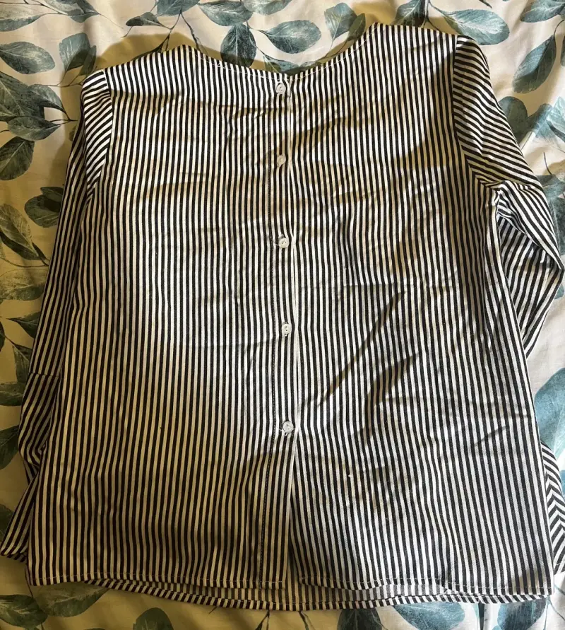 Blusa rayada manga acampanada Nicopoly - 2