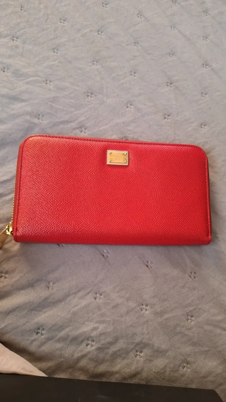 Cartera roja Dolce & Gabbana de cuero - 2