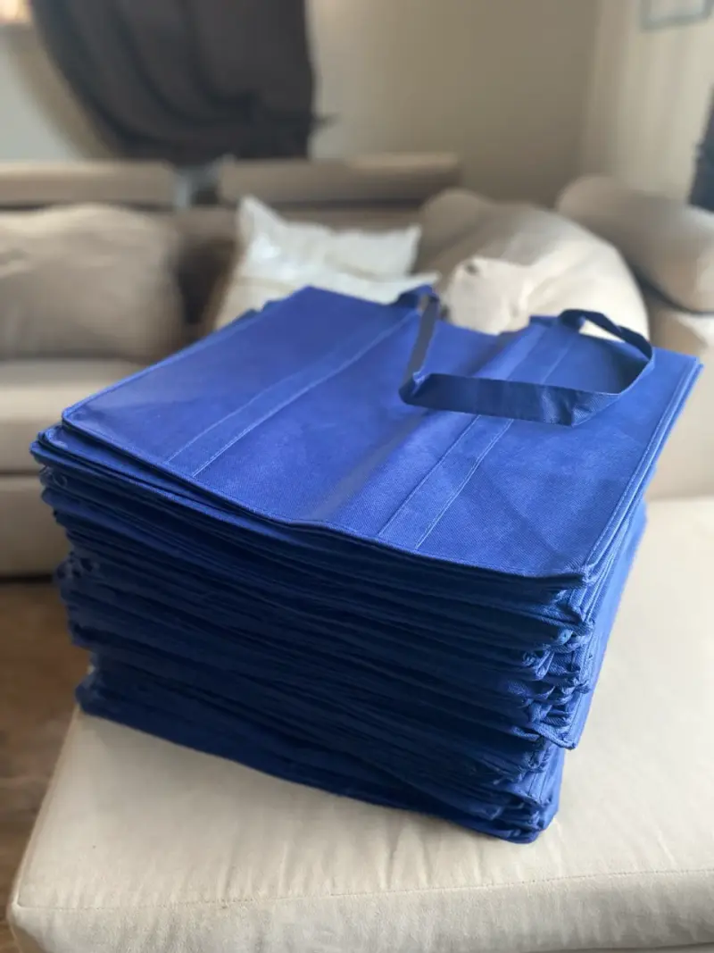 Pack de bolsas reutilizables azules - 1