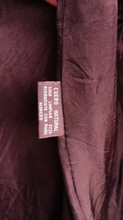 Abrigo de cuero natural negro para hombre - miniatura 2