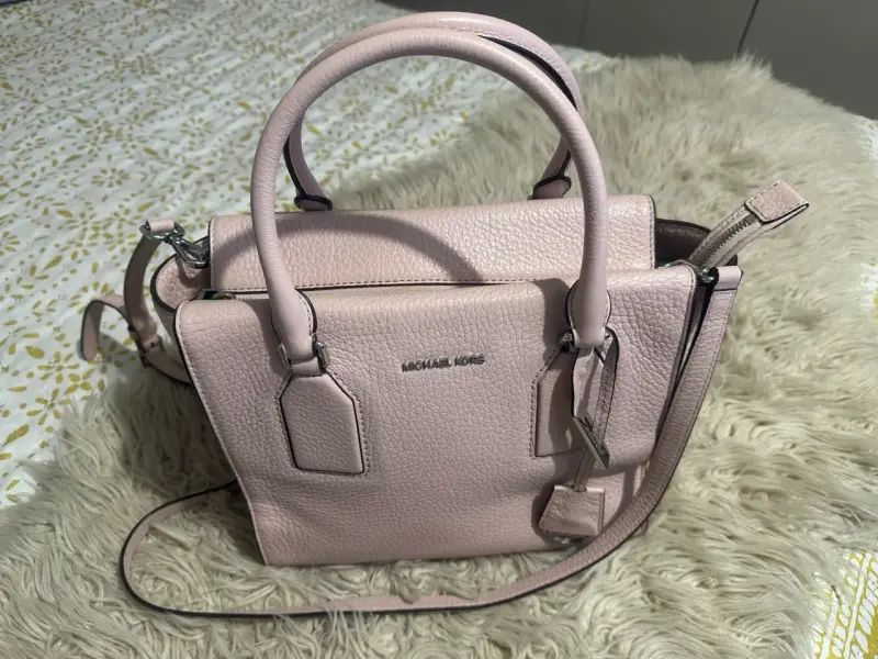 💗 Cartera Michael Kors Mercer Satchel Rosada 💗 - 2