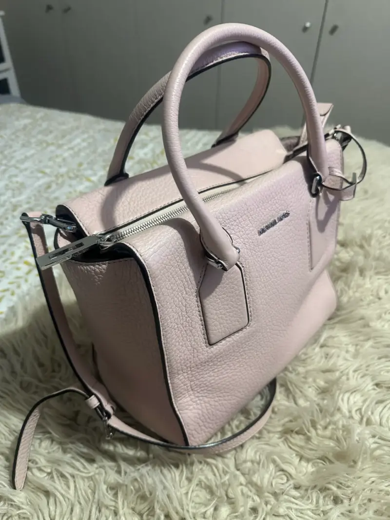 💗 Cartera Michael Kors Mercer Satchel Rosada 💗 - 6