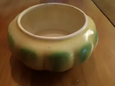 Cuenco cerámica  de Lota vintage verde y beige - miniatura 3