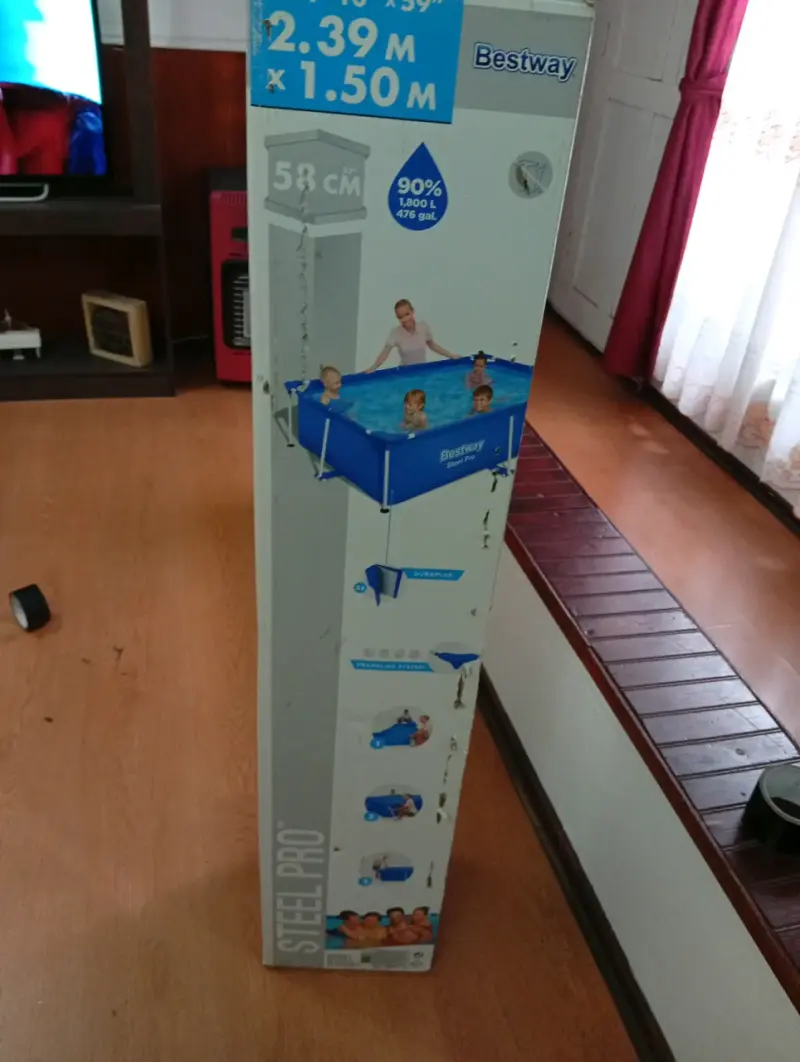 Piscina Bestway Steel Pro 2.39m x 1.50m con filtro - 6