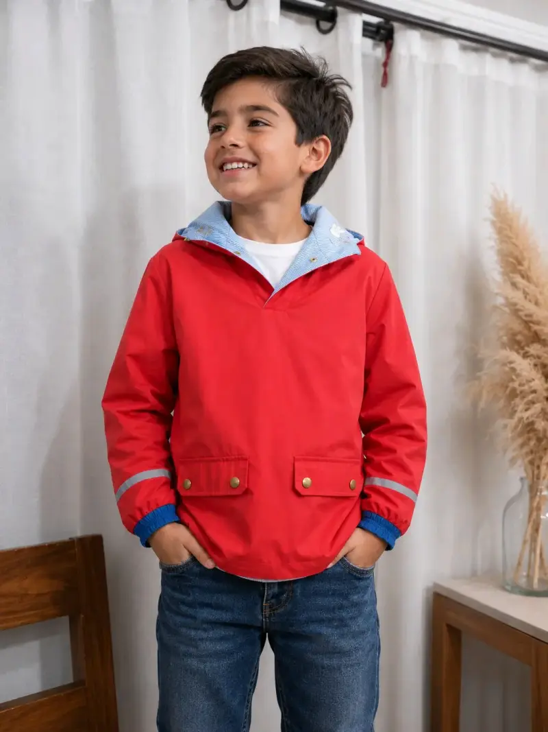 Chaqueta impermeable disney roja para niños - 2