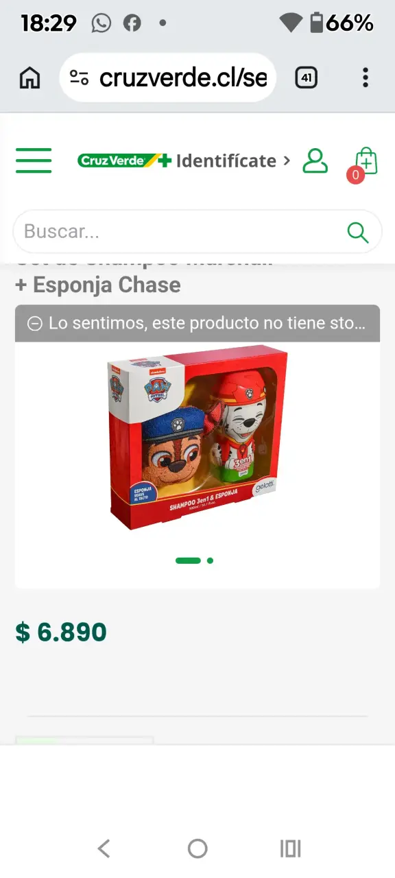 Set de Shampoo 3 en 1 y Esponja Paw Patrol - 2