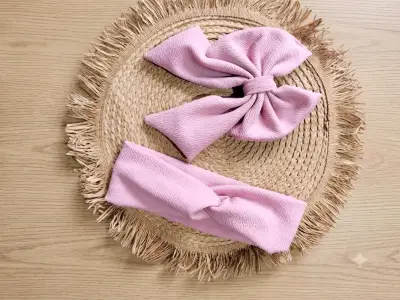 Set de accesorios para el cabello verde - miniatura 3