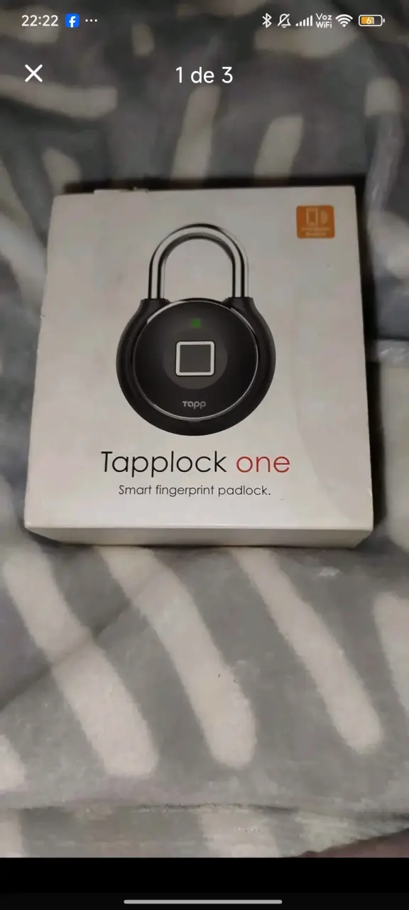 Candado inteligente Tapplock One con huella - 1
