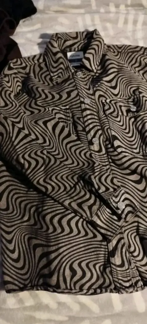 Camisa estampada psicodélica vintage - 2