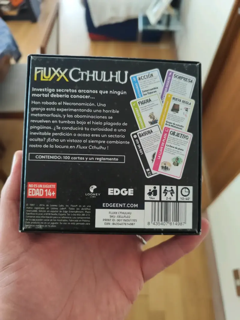 Juego de cartas Fluxx Cthulhu - 2