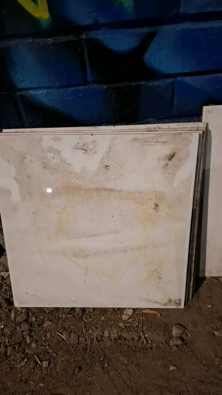Lote de cerámicas blancas usadas - 1