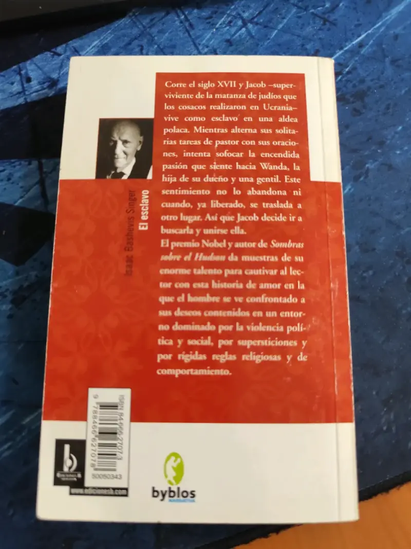 Libro 'El Esclavo' de Isaac Bashevis Singer - 3