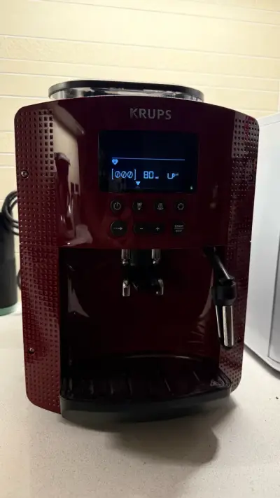 Cafetera automática Krups roja - miniatura 2