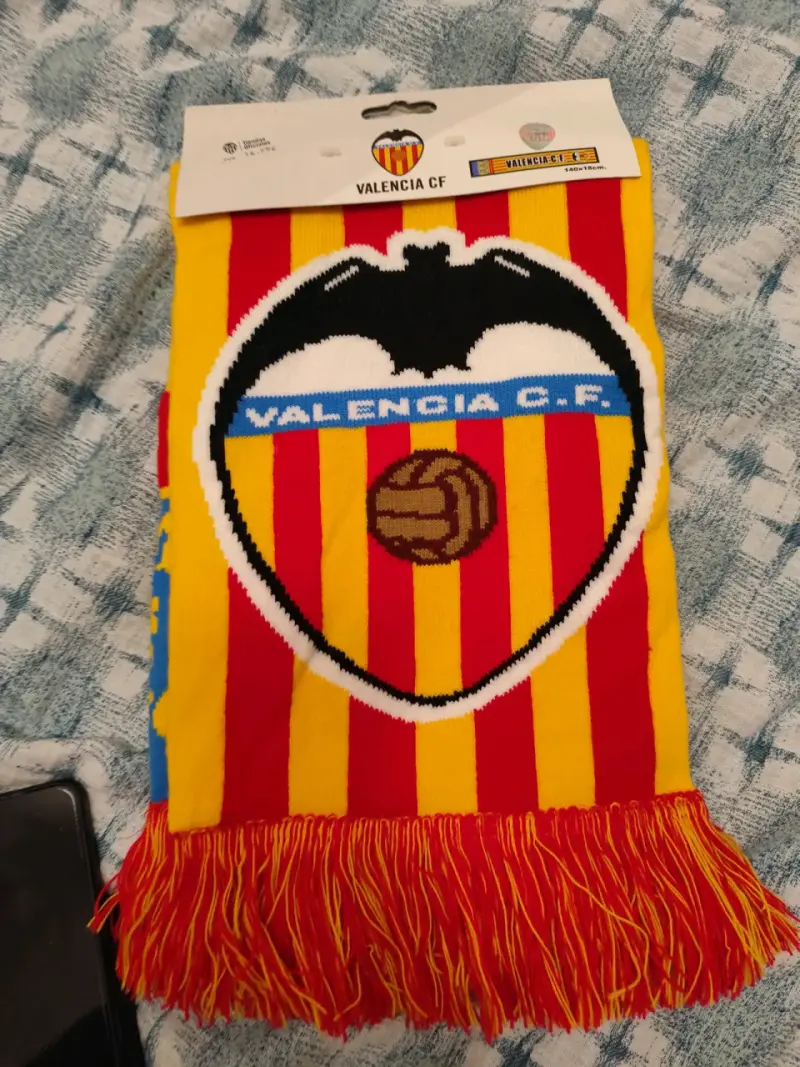 Bufanda Valencia CF oficial con franjas - 1