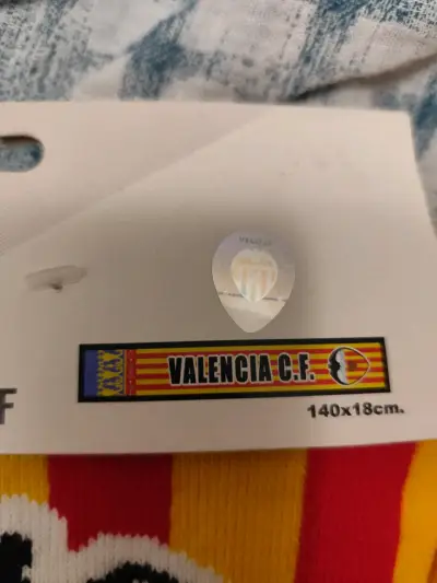 Bufanda Valencia CF oficial con franjas - miniatura 3