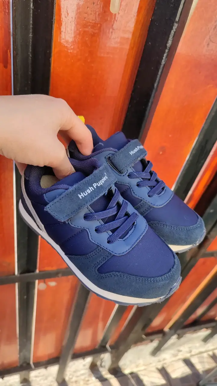 Zapatillas Hush Puppies azul niño talla 27 - 1