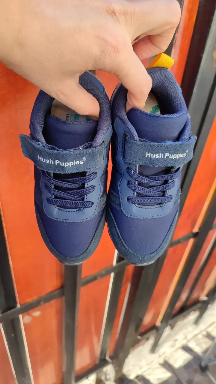 Zapatillas Hush Puppies azul niño talla 27 - 4