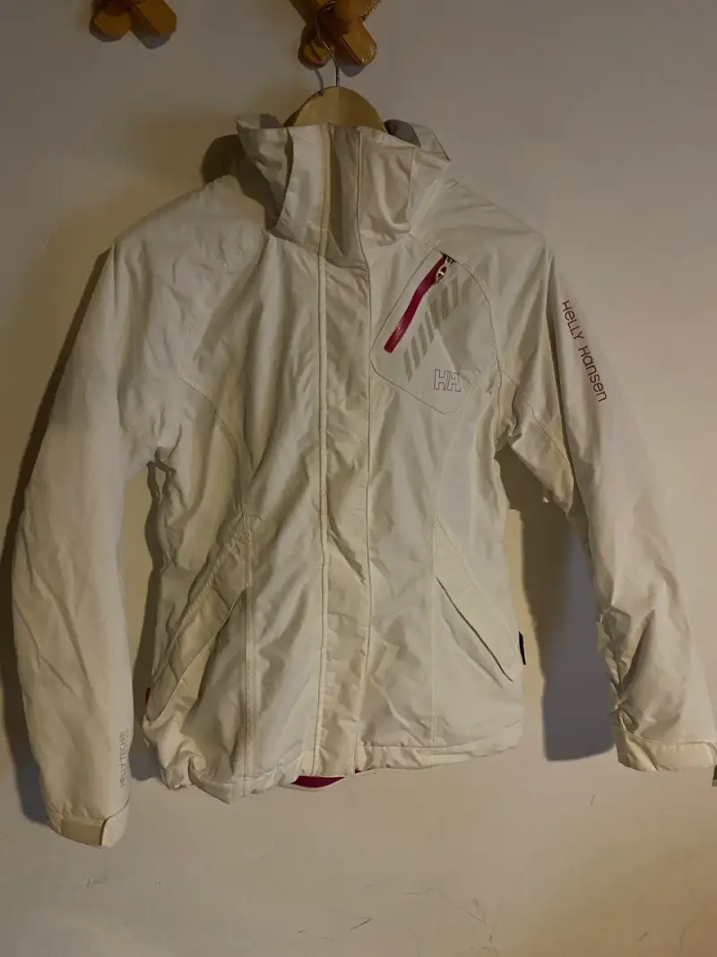 Chaqueta Helly Hansen blanca impermeable - 1