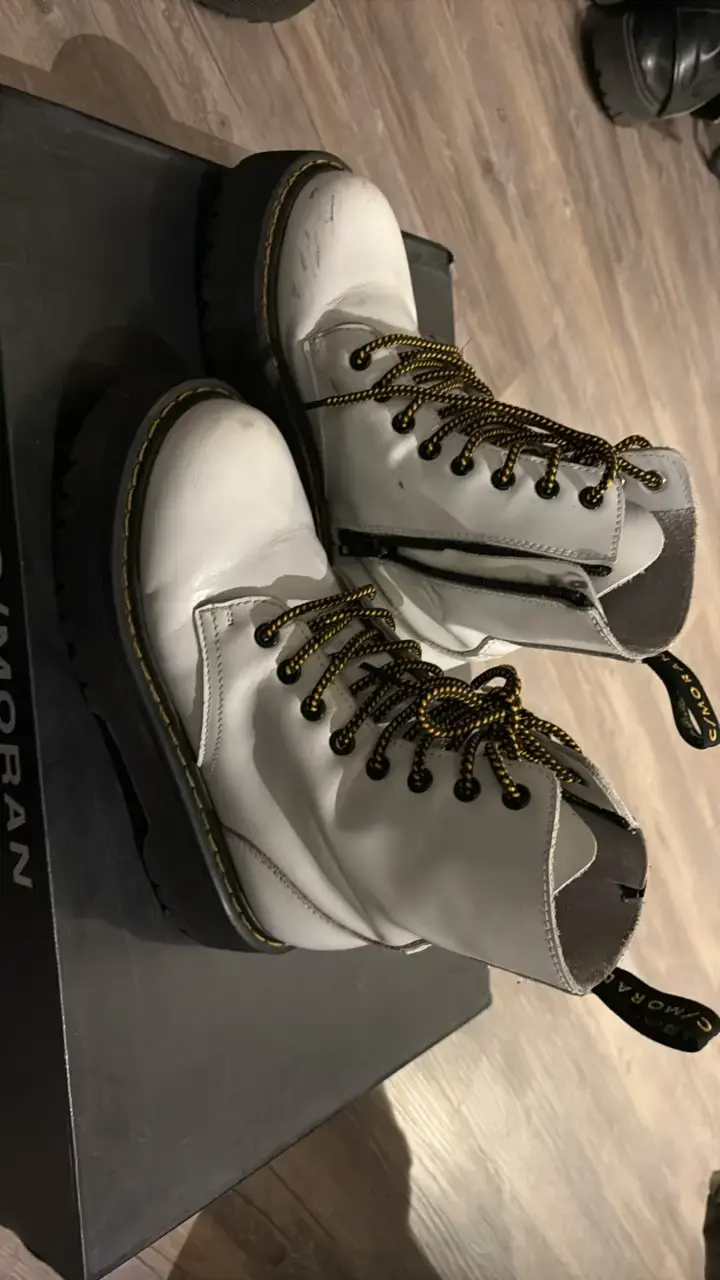Botas blancas C/Moran con plataforma - 2
