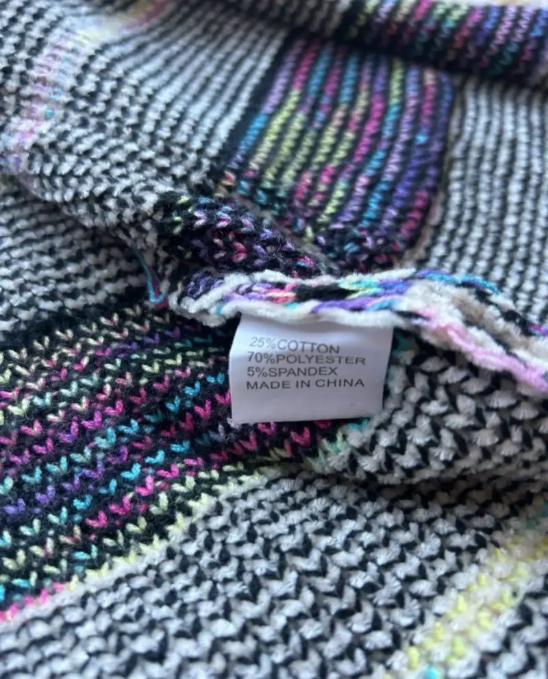 Cardigan de lana con diseño étnico - 2