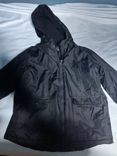 Chaqueta azul de colegio con capucha - miniatura 1