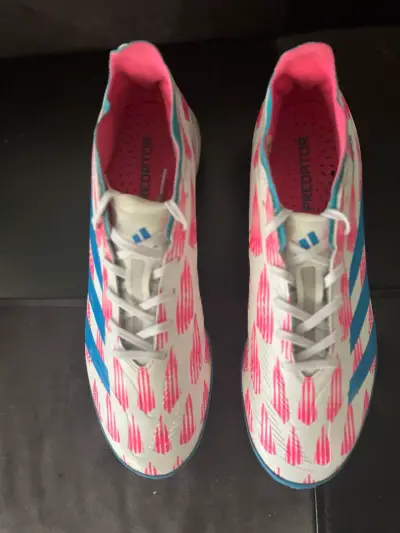 Zapatillas de fútbol Adidas Predator blancas - miniatura 1