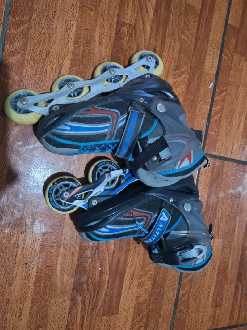 Patines en línea Altitude negros y azules - 3