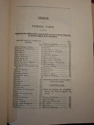 Anuario de la Marina de Chile antiguo - miniatura 2