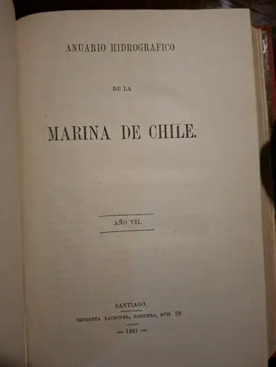 Anuario de la Marina de Chile antiguo - miniatura 3