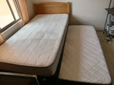 Cama 1.5 nido flex usado - miniatura 2