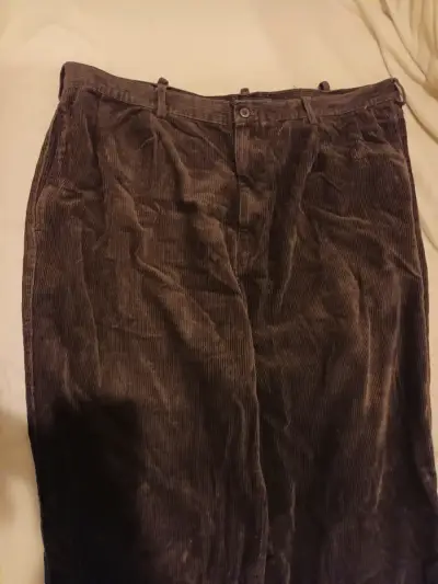 Pantalon cotele marrón - miniatura 2