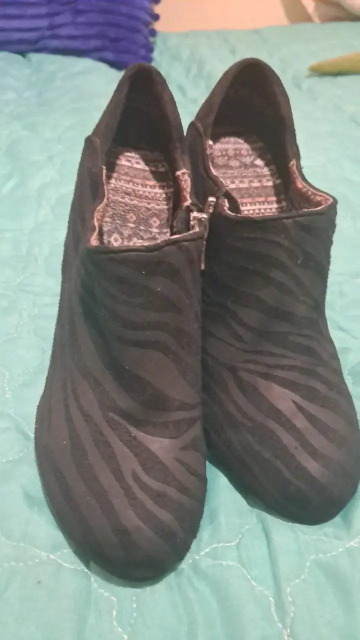 Botines de tacón alto negros estilo prin - 2