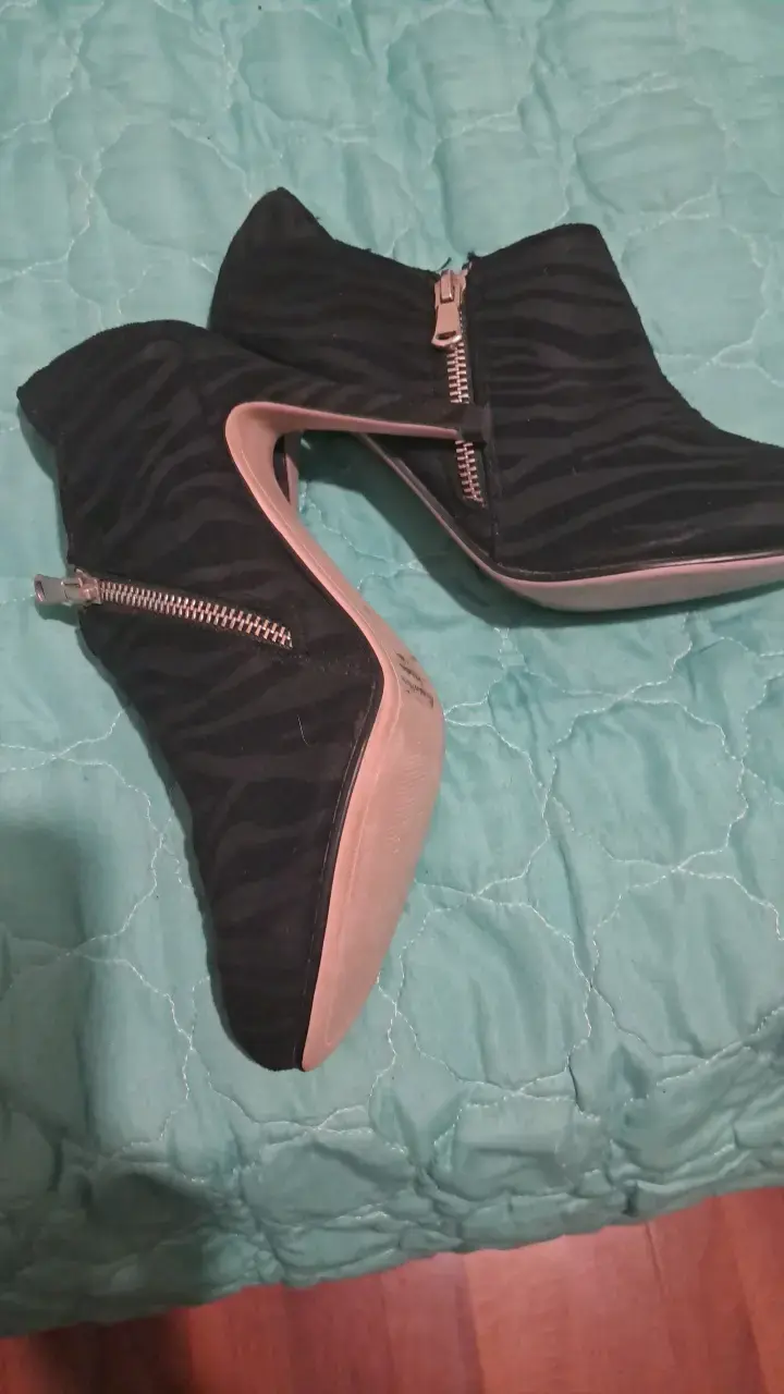 Botines de tacón alto negros estilo prin - 3