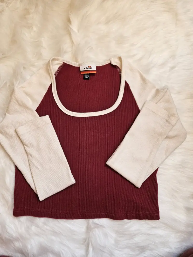 Polera manga larga bicolor Ellesse - 1