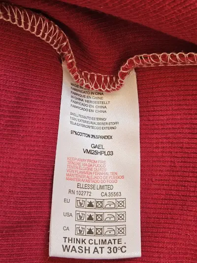 Polera manga larga bicolor Ellesse - miniatura 5