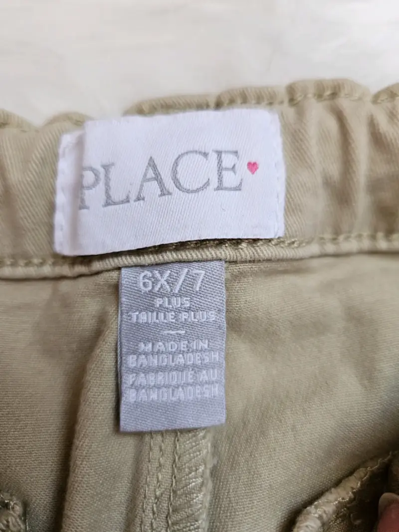 Pantalones beige para niñas marca Place - 4