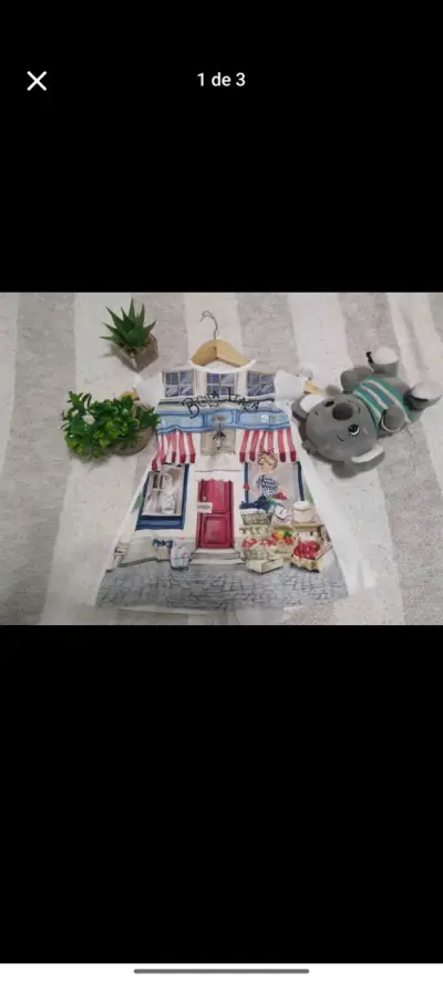 Vestido infantil estampado Bella Italia - miniatura 3