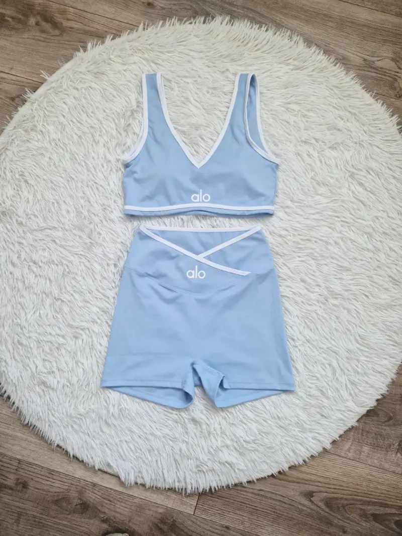 Conjunto deportivo mujer Alo azul claro - 2
